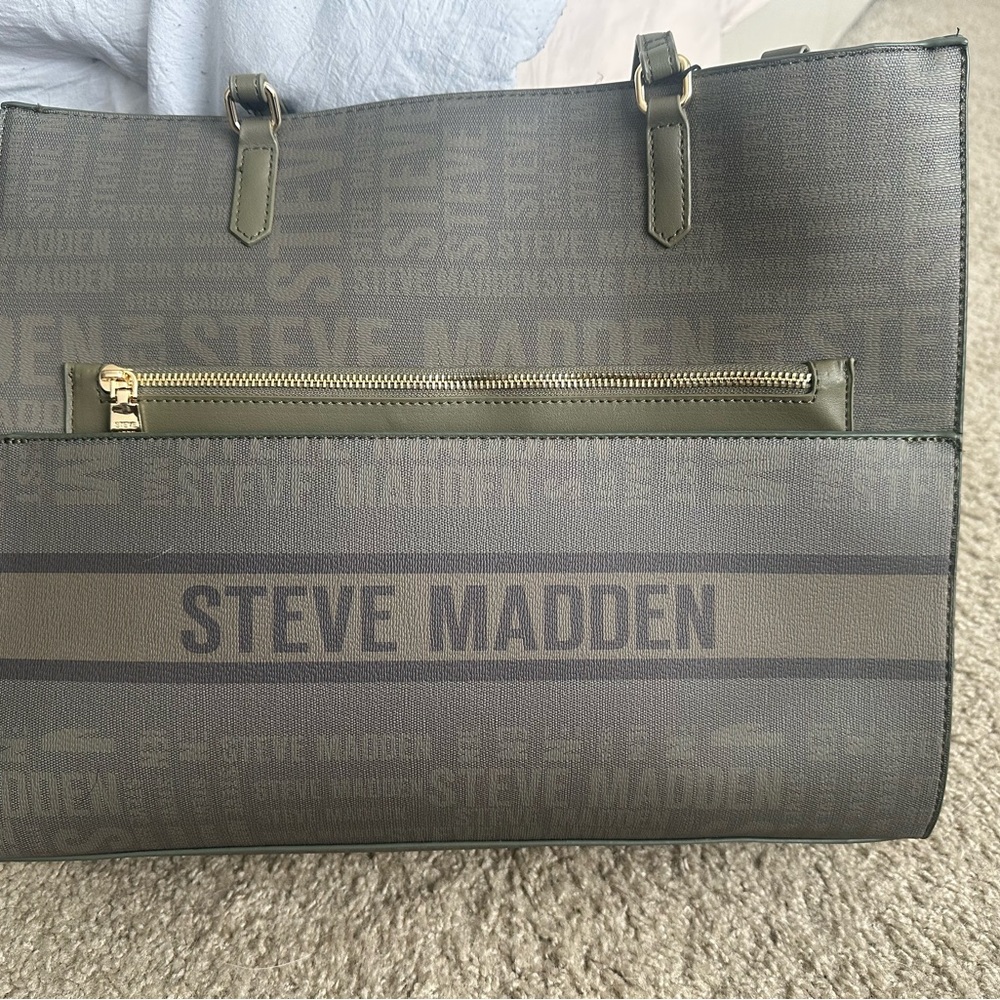 Steve Madden Olive Green Men's Bag